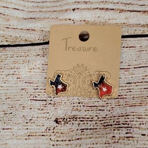 Texas stud earrings